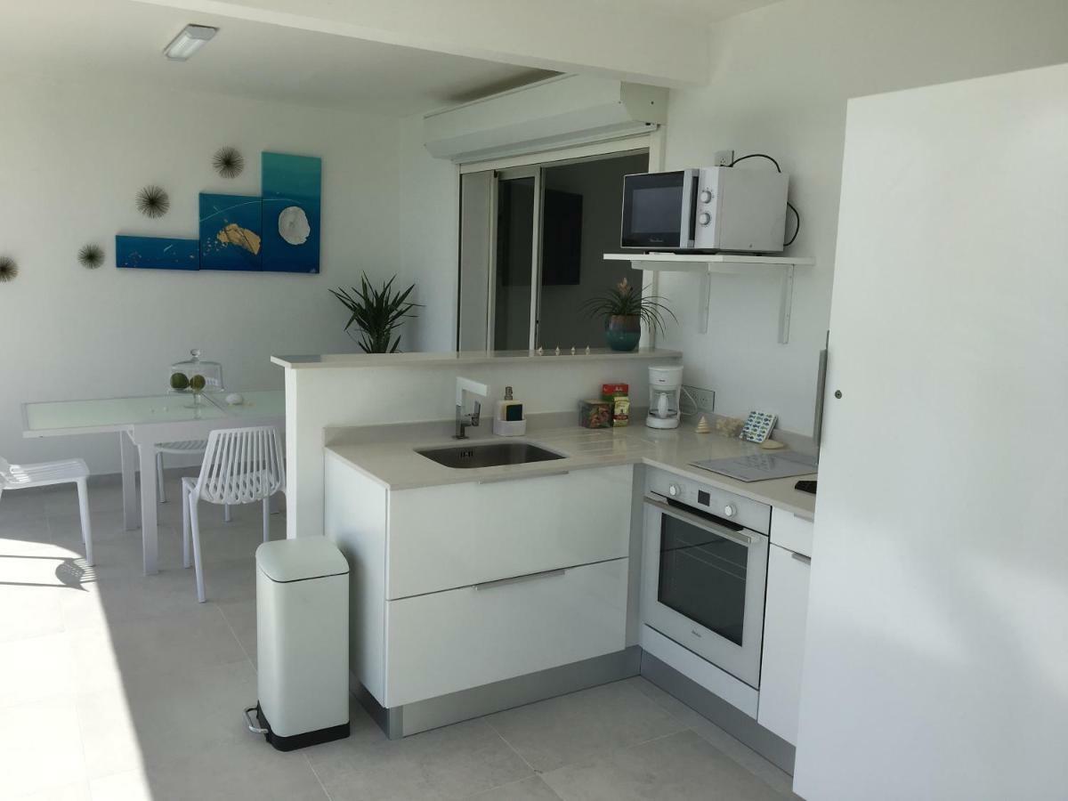 Studio Cozy Melissa Elegance - Guadeloupe , Le Gosier , Dampierre - Avec Pleine Vue Mer - Ocean A 180 Degres Exterior photo